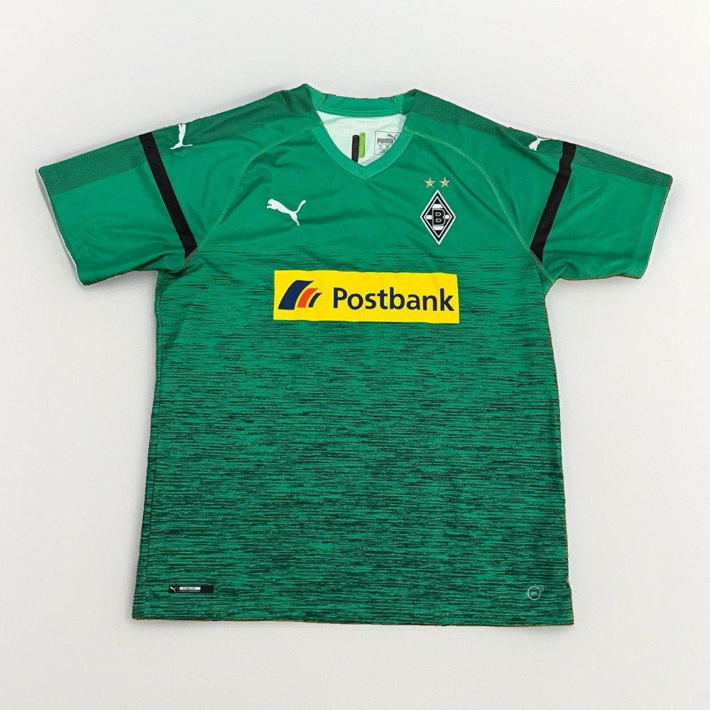 PUMA Borussia Monchengladbach Jersey Green Black 2018-2019 Size XL